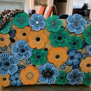 COACH TEA ROSE HANDBAG